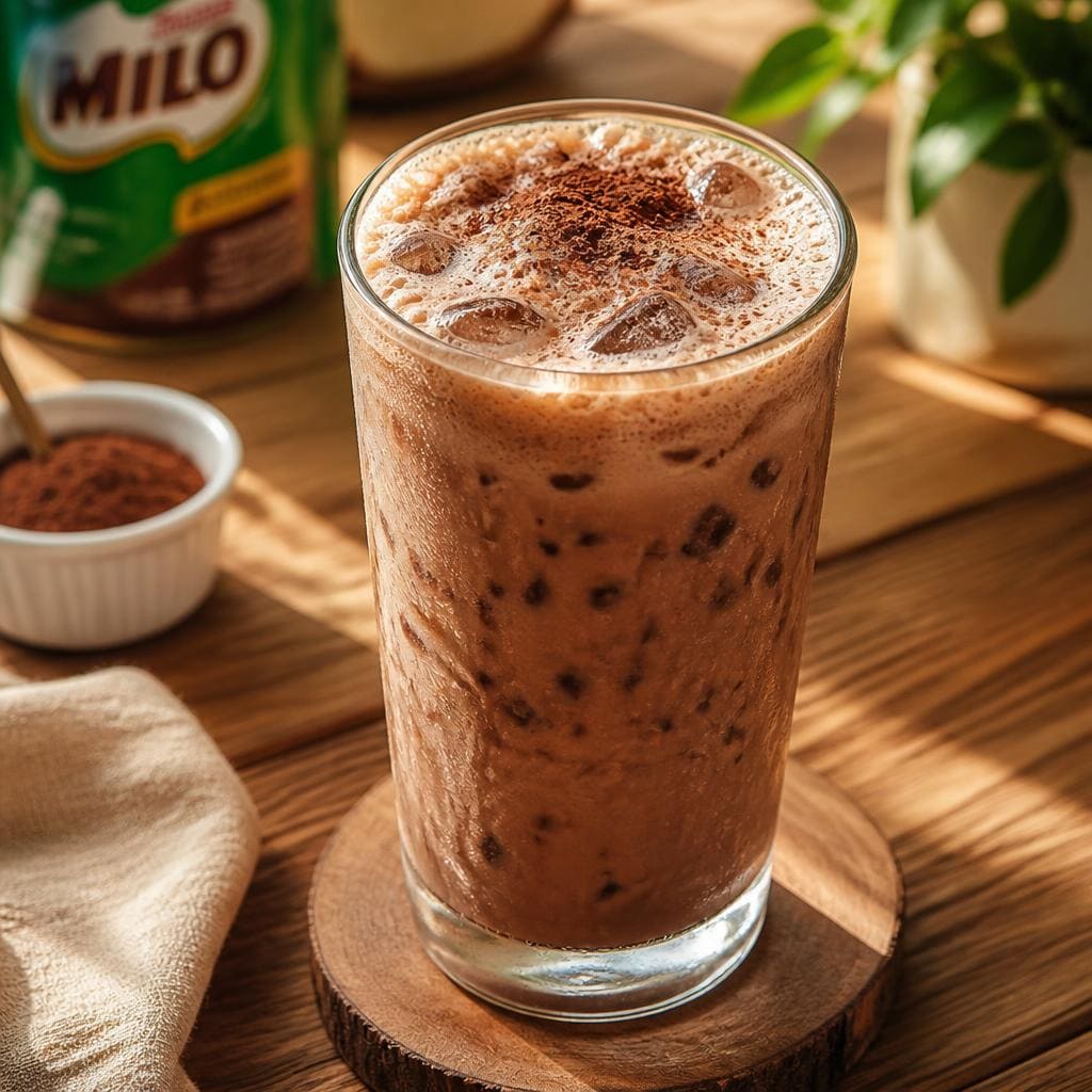 ES MILO Warkop Fresh dengan rasa coklat malt dingin